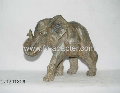 Handicraft Wooden Carved Elephant