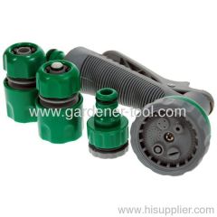 6-pattern Plastic garden trigger nozzle set