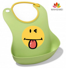 2014 best seller lovely silicone baby bibs in wholesale