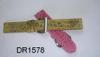 Brown,Tan, Yellow, Pink, Blue Cut Edge Leather Watches Straps, Frog Leather Watchband With Buckle