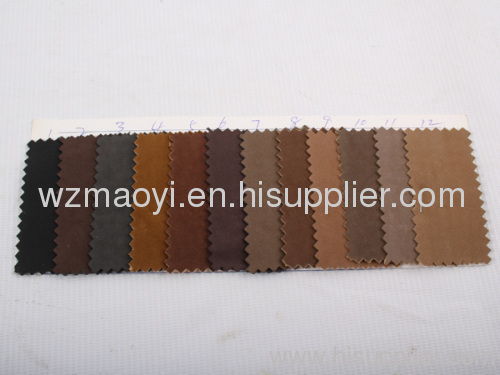 100 pu synthetic suede leather