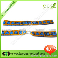Promotional hot woven wristband