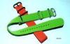 18mm, 20mm, 22mm, 24mm Red / Green Nylon Watch Straps With Metal Loops, Buckles OEM