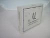 PP twill milky white package box for comestic or electronic or food with hanger