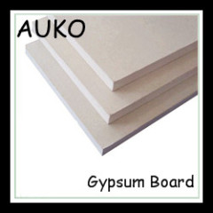 common paper faced gypsum plasterboard/moisture resistant gypsum board/fireproof gypsum board