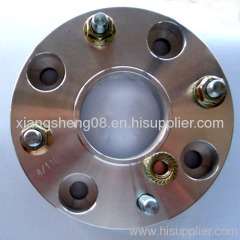 ATV billet adapter round with studs pressed