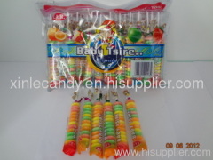 colorful dextrose brochette roll stick candy