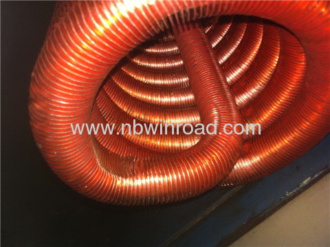 The copper fin coil heat exchanger