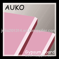 Standard paper faced fireproof plasterboard for dry wall 9mm