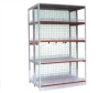 Double-sided centre back board supermarket shelf for shopping mall