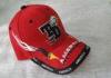 6 Panel 3d Embroidery Baseball Caps For Children, Cotton Youth Baseball Cap With Plastic / Metal Buc