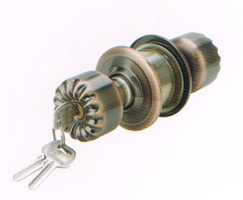 wing knob cam lock/wing knob lock/wooden knob lock/tubular key cam lock