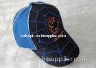 6 Panels Cartoon Printed Childrens Baseball Caps, 100% Cotton Kids Cap With Custom 3d Embroidery Log