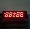 Custom High limunous 6.2mm / 20mm Red 7 Segment LED Display for fuel gauge and car parking sensor