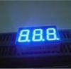 RoHS Blue Triple Digit 7 Segment LED Display with Continuous uniform segments for electric oven and
