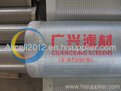 Guangxing galvanized wedge wire water well screen pipe producer