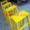 Easy handing fiberglass foldable ladder