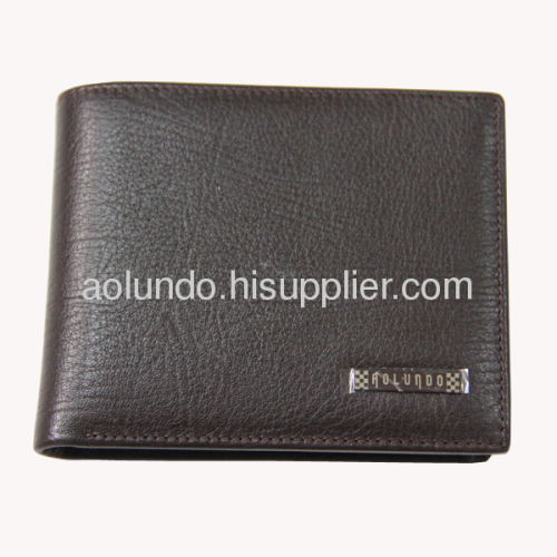 Mens new design genuine leather wallet purse