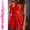 Red Fashion Maxine Babydoll