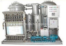 Marine oily water separator with certificates
