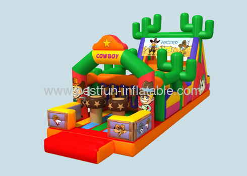 Inflatable Cowboy Obstacle Course