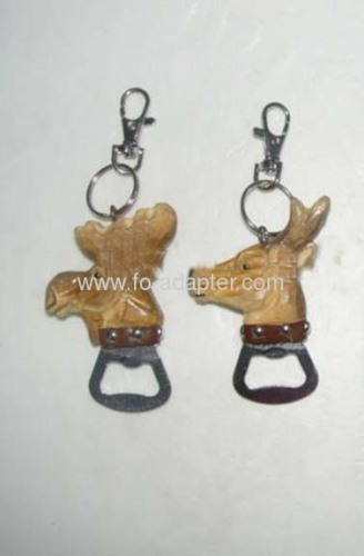 Promotion Gift Wood & Metal Bottle Opener