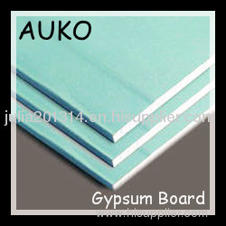 Green Waterproof Gypsum Plasterboard/Moisture Resistance drywall