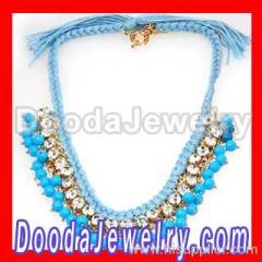 2013 Fashion Ladies Beaded Swarovski Crystal Strand String Necklace Wholesale