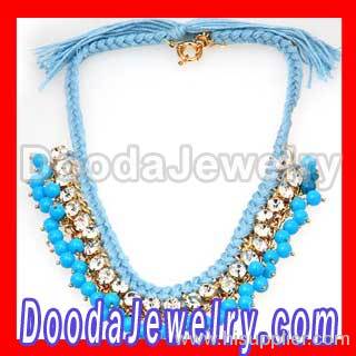 2013 Fashion Ladies Beaded Swarovski Crystal Strand String Necklace Wholesale