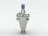 DLH Series Cone Blender, Chemical Mixing Machine With Single Screw, S Blade For Chemical And Feed Tr