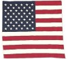 100% polyester America Bandanna