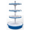 Round rolling sliding racks, Gravitational rack, Supermarket storage rack display shelving