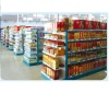 display stands for metal shelving warehouse/supermarket light storage rack