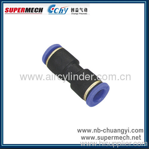 PU Pneumatic One-Touch Tube Fittings plastic