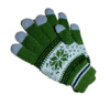 Intarsia touch screen in soft and warm touch for winter
