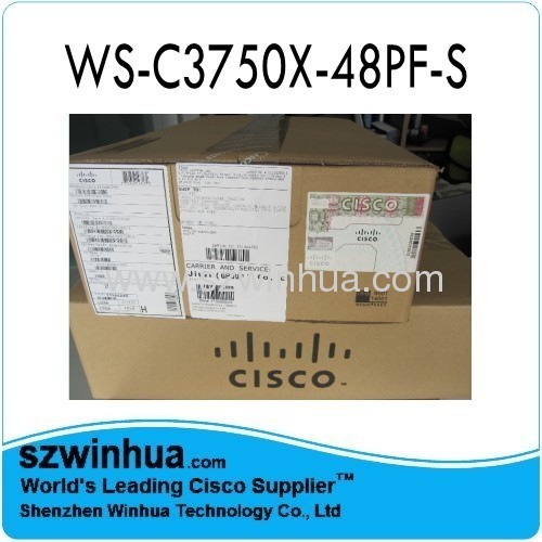 Genuine WS-C3750X-48PF-S Catalyst 3750X 48 Port Switches