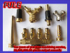 brass hose nozzle customized thread with rubber cover for easy grip