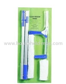 telescopic handle window squeegee set