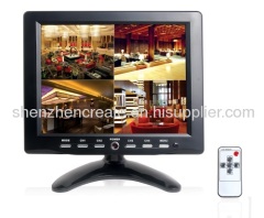 8″ LCD Monitor with AV/BNC/PC/Audio/Touch Screen/Standard VGA