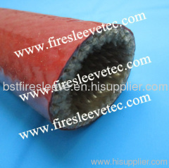 Silicone coated fiberglass fire sleeving