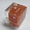 Solid acrylic brandname cubes