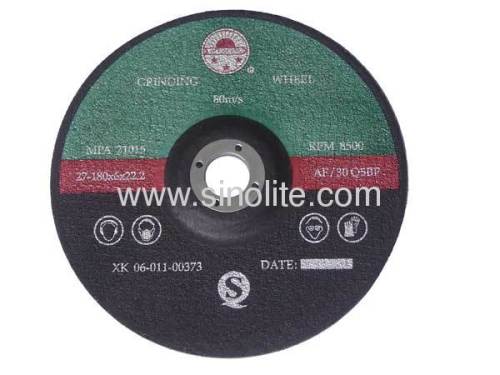 Grinding wheel for normal steel A24S resin-bonded reinforced brasives