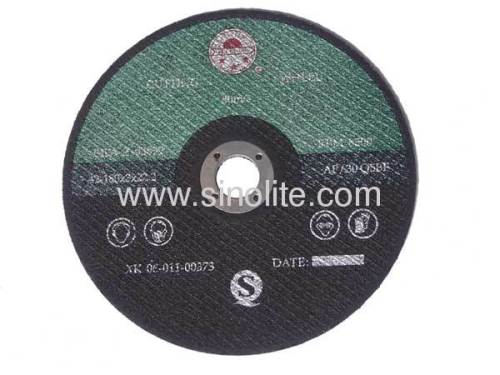 Cut disc for normal steel A24R resin-bonded reinforced abrasives