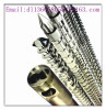 PVDF plastic customed screws for injection mechanical machine