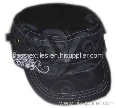 2013 Fashion Trend Six Panel Structured Embroidery Cotton baseball cap