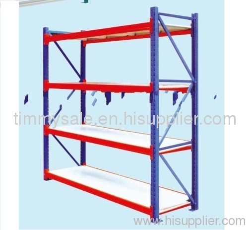 Light-Duty Slotted Angle Steel Storage Shelf tire display rack