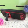 Red Protective Knuckle Cute Case For Samsung Galaxy S3, Kickstand Phone Back Case With Stand