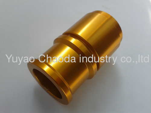 Yellow aluminum turning Parts