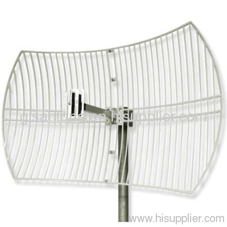 3400-3600MHz 3.5G WIMAX Outdoor Directional Parabolic Grid Antenna 28dBi High Gain