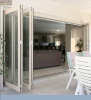 7 Panels Large Open Commercial Multi-fold Door,Exterior door Bi-Folding Door Coffee bar door,Garden bi-folding doors